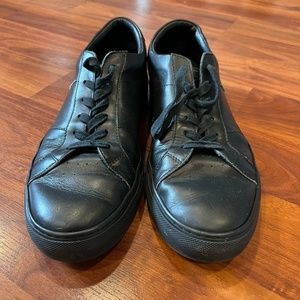 Greats Brand Black Leather Sneakers